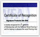 Certificate of Recognition