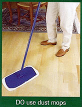 Do use dust mops